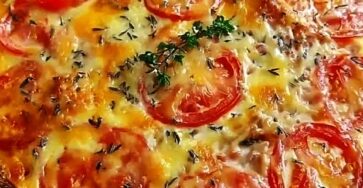 Quiche sans pâte au thon et à la tomate 